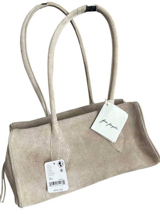 Free People Handbags - Free People Suede Shoulder Bag suede Light taupe color